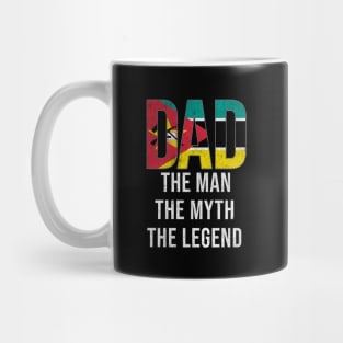 Mozambican Dad The Man The Myth The Legend - Gift for Mozambican Dad With Roots From Mozambican Mug